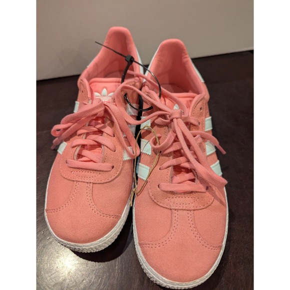 Adidas Originals Gazelle Pink‎ White Shoes Youth US Size 4.5 (Women 6) - Picture 3 of 7